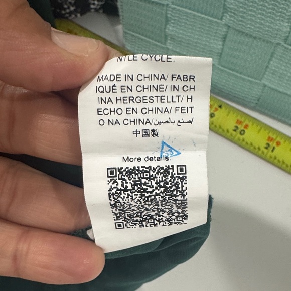 SHEIN Dark Green Textured Blouse - Picture 5 of 5